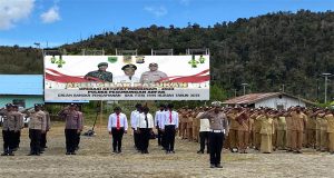 Polres Pegunungan Arfak Laksanakan Apel Gelar Pasukan Dalam Rangka Operasi Ketupat Mansinam – 2023