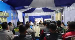 Cek Pos Pengamanan Lebaran, Bupati Demak Imbau Petugas Jaga Kesehatan