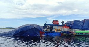 Kapal Motor Barang KM Hasil Utama Tenggelam di Perairan Teluk Batang, Nahkoda dan Seluruh Kru Selamat