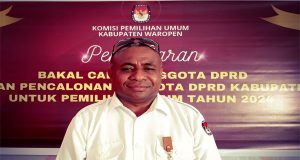 Ada 3 Partai Masuk Injury Time Pendaftaran Bacaleg Ke KPU Waropen