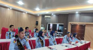 Lanjutkan Perjuangan Pembangunan ZI Menuju WBK, Rutan Prabumulih Kemenkumham Sumsel Telah Laksanakan Desk Evaluasi oleh TPI