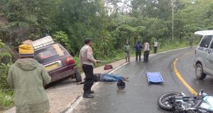 Laka Lantas di Jalan Trans Nabire Enarotali Km. 54 Mengakibatkan Pengendara Sepeda Motor Meninggal Dunia