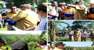 Bupati Bersama Kadis PU Sukabumi Tinjau Ruas jalan Alternatif Pamuruyan- Kebonrandu