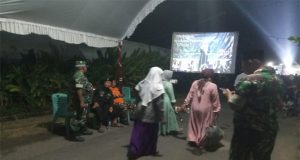 Peringatan Haul Mbah Jogo Laut (Syeh Muhtarom), Turut Serta Diamankan Personil Koramil 11 Tahunan