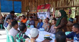 Kapolres Beltim Lakukan Jumat Curhat Di Kawasan Wisata Sawah Ex Jepang Simpang Tiga