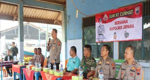 Jumat Curhat, Kapolres Jepara Dengarkan Keluhan Warga Desa Bondo Kecamatan Bangsri