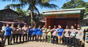 Sambangi Polsek Kota Baru, Satbinmas Polres Melawi Gelar Penilaian Satkamling