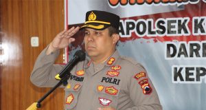 Gelar Sertijab Kapolsek Kebonagung, Ini Pesan Kapolres Demak