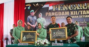Pangdam XII/Tpr Berikan Pengarahan Kepada Prajurit Dan Persit KCK Cabang XLVII Kodim 1203/Ketapang