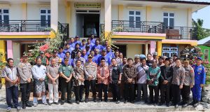 Perangi Narkoba, Polres Beltim Resmikan Kampung Tangguh Anti Narkoba