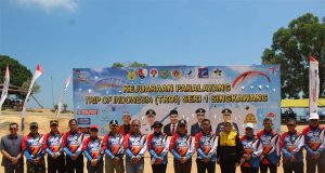 Dandim 1202/Skw Hadiri Upacara Pembukaan Kejuaraan Nasional Paralayang Trip Of Indonesia tahun 2023