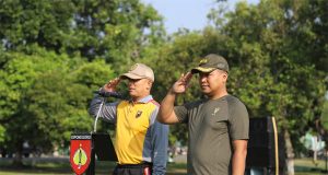 Wujudkan Kekompakan, Kapolresta dan Dandim 0718/Pati Kompak Olahraga Bersama