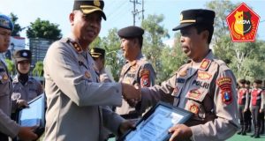 Kepolisian Resort Wongsorejo Mendapatkan Penghargaan Dari Kapolresta Banyuwangi