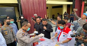 Polda Kalbar Musnahkan 1,098 Kilogram Sabu dan 2.912 Butir Pil Ekstasi