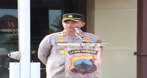 Kapolres Jepara AKBP Wahyu Nugroho Setyawan, Pimpin Apel Perdana dan Berikut Yang Disampaikan Kepada Personilnya