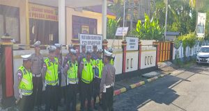 Giat Hanting Sistem Sat Lantas Polres Kepl Talaud di Wilayah Hukum Polsek Lirung