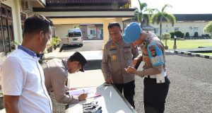 Bid Propam Polda Kep. Babel Lakukan Gaktibplin Di Polres Belitung Timur