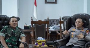 Tingkatkan Sinergitas dan Jaga Silahturahmi, Kapolres Jepara Berkunjung ke Makodim 0719/Jepara