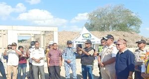 2100 rumah Penghargaan Bagi Pejuang Eks Timor Timur Telah Berkorban Demi Merah Putih, Bupati Kupang Letakan Batu Pertama