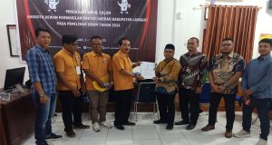 Kapolres Langkat hadiri langsung pengajuan bakal calon DPRD Langkat pemilihan umum tahun 2024 di kantor KPU Langkat