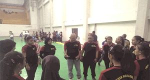 Dihari Bhayangkara Ke-77 Tim Volly Ball Putri Polsek Margahayu, Polresta Bandung Jawa Barat Raih Juara Pertama