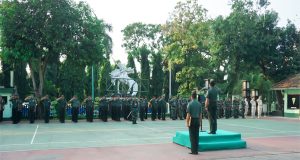 Memupuk Jiwa Kejuangan, Patriotisme, Nasionalisme dan Solidaritas Prajurit, Kodim 0719/Jepara Rutin Gelar Upacara Bendera