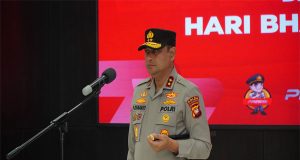Polda Kalbar Gelar Upacara Pencucian Pataka Jelang HUT Bhayangkara 1 Juli 2023