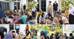 Pada Momentum Hari Raya Iduladha 1444 H/2023 M Warga Kelurahan Sekip Lama Melaksanakan Penyembelihan Hewan Kurban