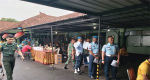 Sambut HUT Satuan Polisi Militer Ke 77 Denpom IX/3 Depansar Gelar Donor Darah