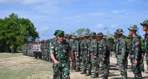 Kasrem 121/Abw Pimpin Upacara Penutupan TMMD Reguler Ke-116, Kodim 1203/Ketapang