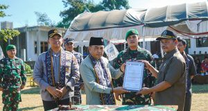 Pj Bupati Jepara Resmi Menutup TMMD Sengkuyung 1 dan Ditandai Dengan Pemotongan Pita