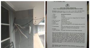 Kantor PWI Prabumulih Kembali Disatroni Maling, Satu Unit Outdoor AC Digasak
