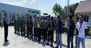 Peringatan HUT Ke -8 PT Sami JF Sulfur Jepara, Dikawal Ketat TNI-Polri Wilayah Mayong