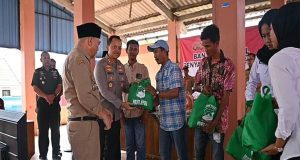 Sambut Hari Bhayangkara Ke-77, Polres Jepara Bersama Forkopimda Salurkan Bantuan Sembako dan Lima Armada Air Bersih