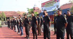 Pemenang Lomba Pos Kampling Diserahkan Langsung Kapolres Jepara, Saat Apel Kasatkampling