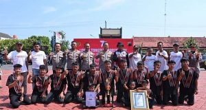 Dukung Kesenian Tradisional, Polres Jepara Gelar Lomba Tongtek Sambut Hari Bhayangkara Ke-77
