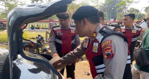 Ratusan Miras Berhasil Disita Polres Jepara, Kasat Samapta : Hasil Operasi Pengamanan Deklarasi Paguyuban CB Kota Ukir