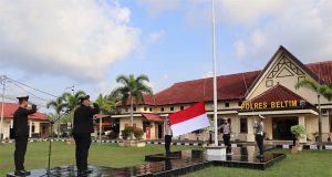Polres Belitung Timur Gelar Upacara Hari Lahirnya Pancasila Tahun 2023