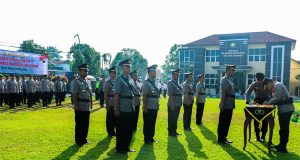 Polres Batang Gelar Serah Terima Jabatan Kasatbinmas dan Kapolsek Jajaran