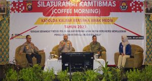 Gelar Silaturahmi, Kapolda Kalbar Ajak Awak Media Bersama Bersinergi Jaga Situasi Kamtibmas Jelang Pemilu 2024