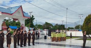 Hari Bhakti Adhyaksa ke-63 Tahun 2023, Kejaksaan Negeri Nabire di selenggarakan Ziarah di Taman Makan Pahlawan Nabire