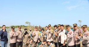 Tanam 1.000 Mangrove di Desa Bondo, dan Ini Pesan Kapolres Jepara