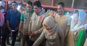 Ketua DPD Papera Jateng Dampingi Ketum Papera dan Anggota Komisi V DPR RI Fraksi Gerindra Kunjungi Pasar Tradisional di Cilacap