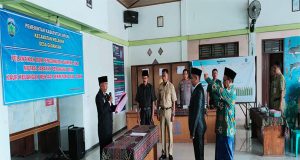 Danramil 06/Welahan Bersama Forkopincam Ikuti Proses Pelantikan dan Pengambilan Sumpah Jabatan Perangkat Desa Gedangan