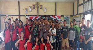 Penyuluhan Narkoba dalam Rangka TNI Manunggal Masuk Desa (TMMD) Ke-117 Kodim 1202/Skw