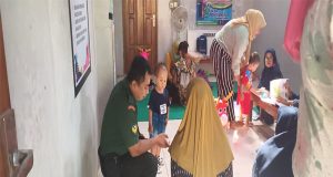 Tekan Angka Stunting di Jepara, Babinsa Jajaran Kodim 0719/Jepara Terus Gencarkan Sosialisasi