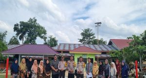 Polsek Kampar Kiri Lakukan Kegiatan Sosialisasi Tentang Narkoba dan Kenakalan Remaja di SMAN 1 Lipat Kain