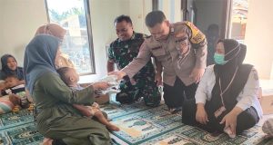 Babinsa Jajaran Kodim 0719/Jepara, Sertu Prabowo Giat Pemantauan dan Pendampingan Posyandu Baduta