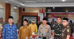 Jelang Hari Bhayangkara Ke-77, Polda Sulteng Gelar Doa Lintas Agama