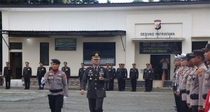 Polres Nabire melaksanakan Upacara Hari Bhayangkara ke 77 tahun 2023